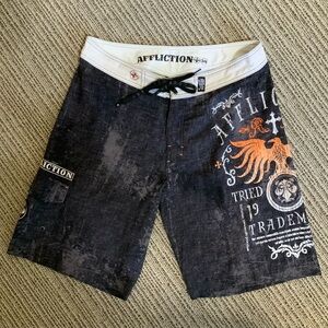 Affliction Men’s Swim Trunks